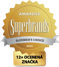 12x Awarded Superbrands Slovakia 2024