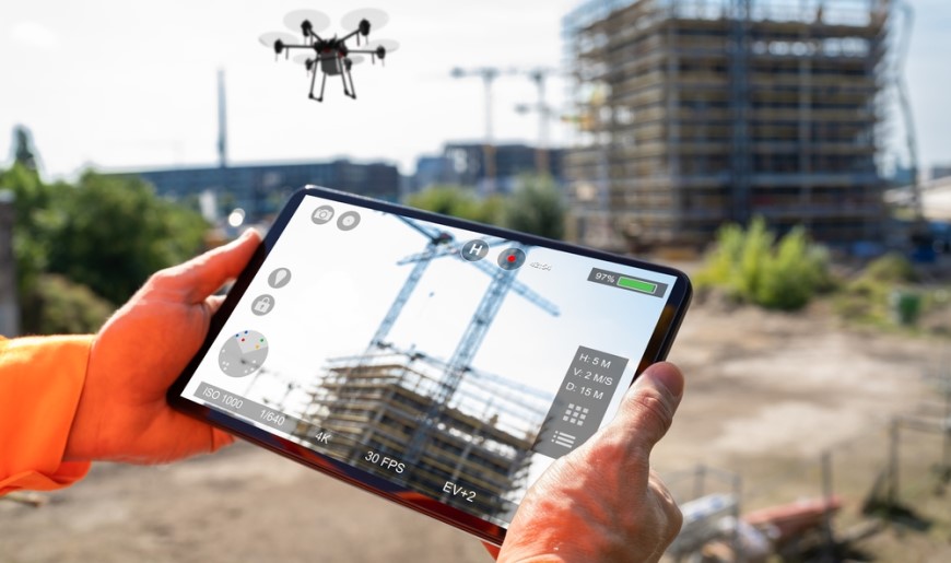 Ovládanie dronu pomocou tabletu