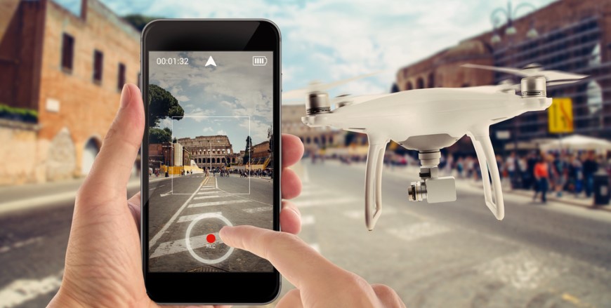 Ako vybrať dron? Ovládanie dronu cez mobilný telefón