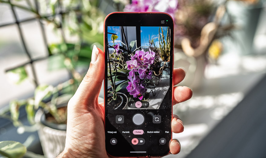 Google Pixel 10a – 1-násobné priblíženie fotoaparátu