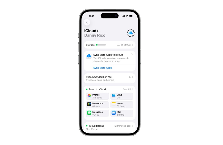 Nastavenie iCloud+ v iPhone