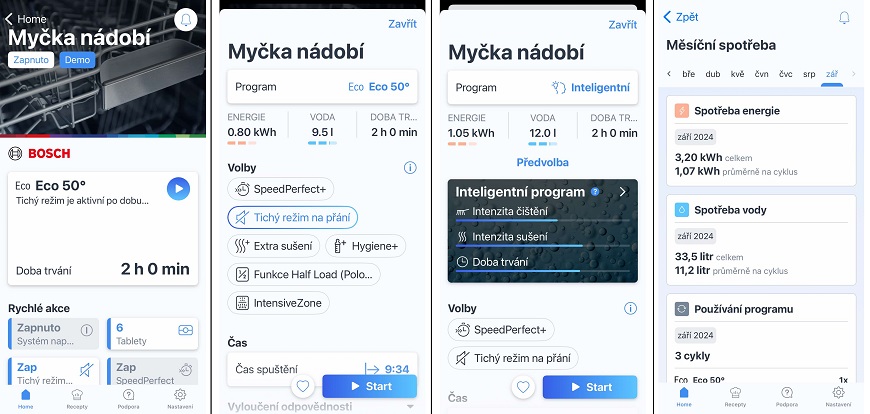 Home Connect umývačka