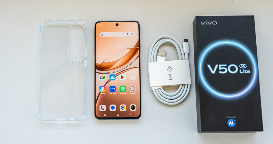 Recenzia: Vivo V50 Lite – Štýl, výkon a batéria, ktorá vás nezradí vivo v50 lite