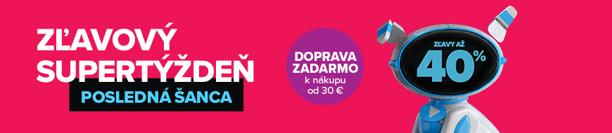 Využite dopravu ZADARMO na ľubovoľný nákup od 30 €! Doprava zadarmo od 30 €