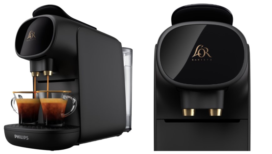Objavte luxus domácej kávy – kávovar L’OR BARISTA Sublime pohľad spredu a zboku na kávovar L'OR BARISTA Sublime