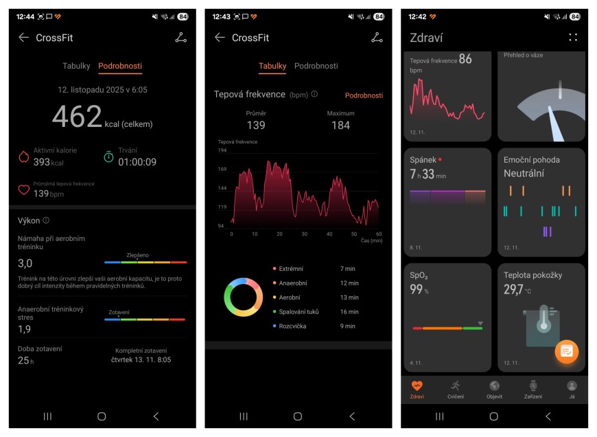 aplikacia Huawei Health