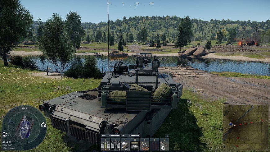 Čo je to DLSS, upscaling a ďalšie technológie grafických kariet Záber z tankovej hry v natívnom rozlíšení bez Upscalingu
