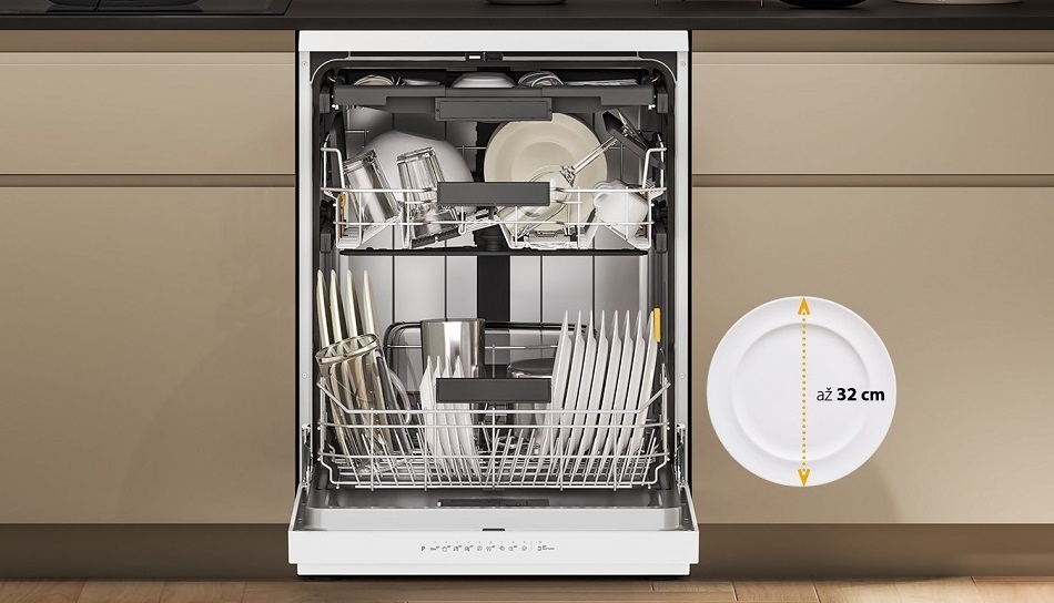5 dôvodov, prečo si zaobstarať najlepšie vybavenú umývačku riadu Whirlpool MaxiSpace Whirlpool MaxiSpace umývačky riadu