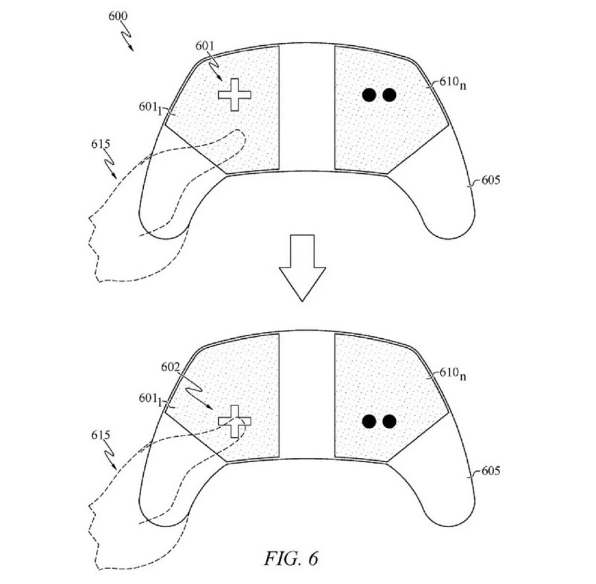 Sony patentovalo dotykový ovládač: fascinujúca vízia budúcnosti hrania Náčrt patentu dotykového ovládača.