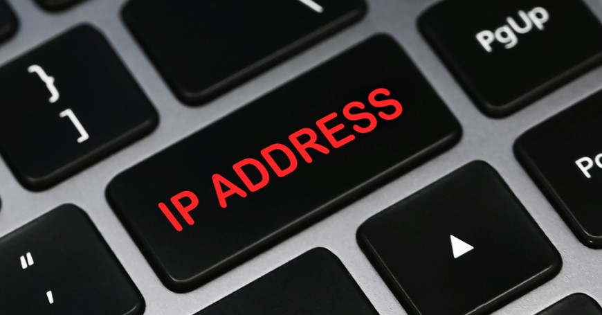 Tlačidlo IP adresa na klávesnici