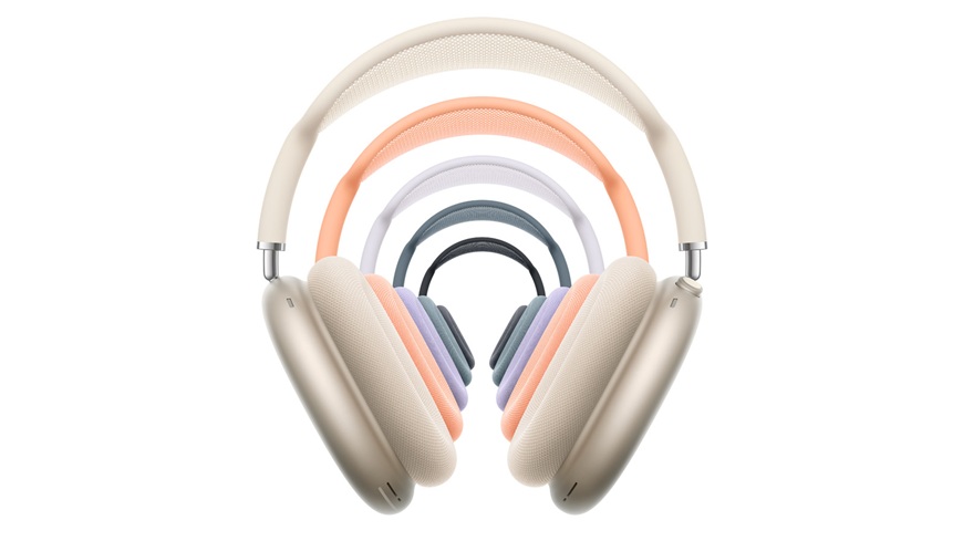 Apple prekvapilo ďalšou novinkou – s AirPods Max 2 túži vyladiť ponuku slúchadiel do dokonalosti! náhlavné slúchadlá Apple AirPods Max 2 v rôznych farebných vyhotoveniach