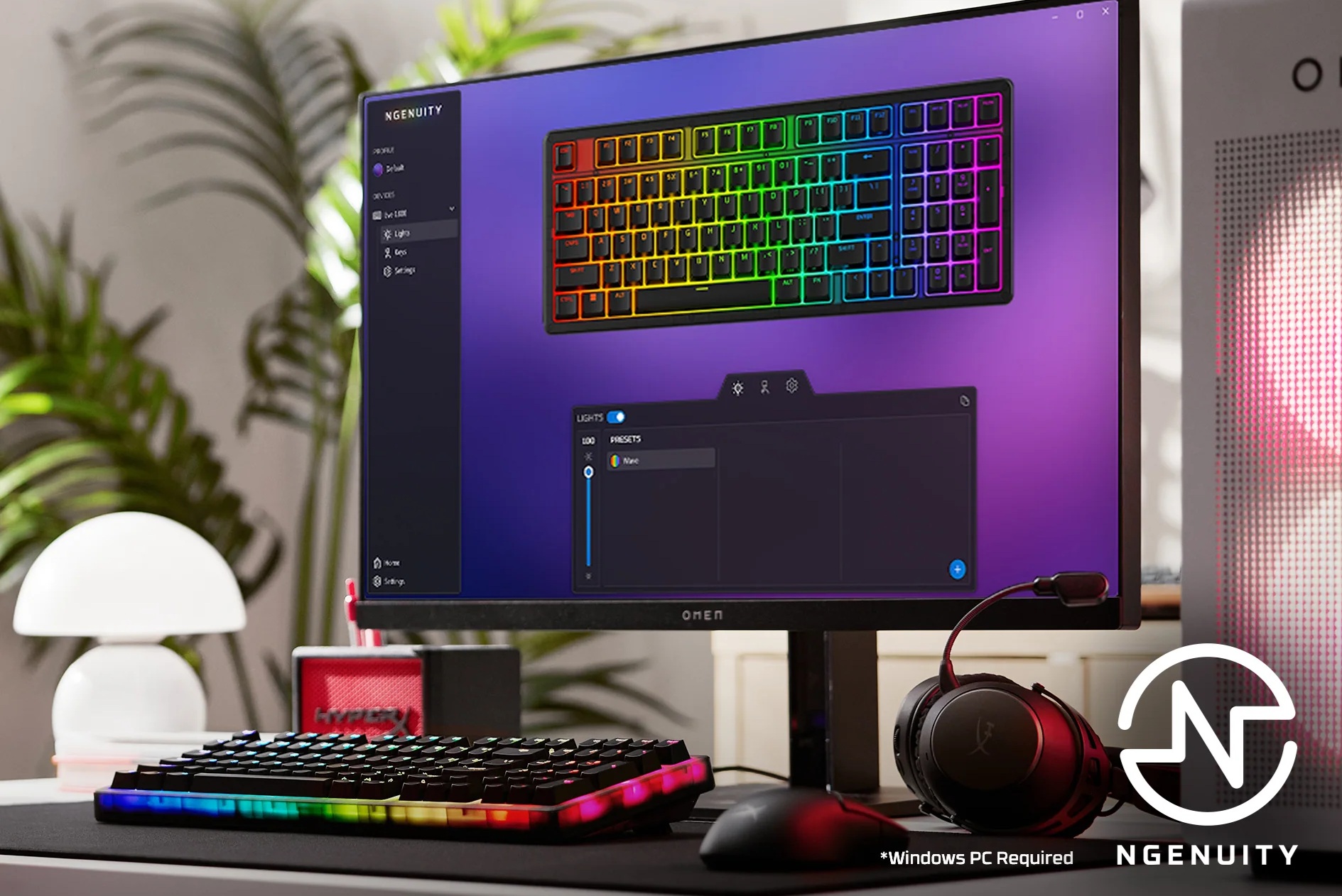 Nové herné klávesnice HyperX: Tri RGB zbrane pre víťazstvo v hre Herná klávesnica, monitor a slúchadlá pripravené na hru.