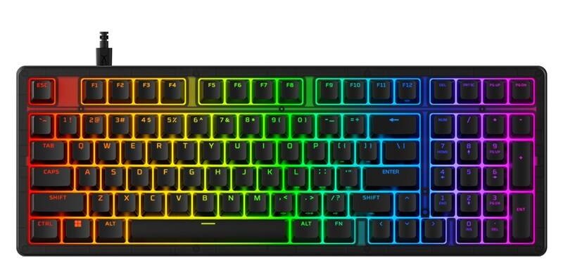 Nové herné klávesnice HyperX: Tri RGB zbrane pre víťazstvo v hre Nová herná klávesnica HyperX.