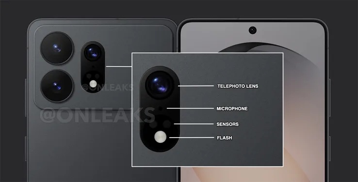 Samsung Galaxy S27: Úniky naznačujú väčšiu batériu, displeje M16 aj nový variant „Pro“ (aktualizované) Smarfón Samsung Galaxy S27 s detailným pohľadom na objektívy fotoaparátov.