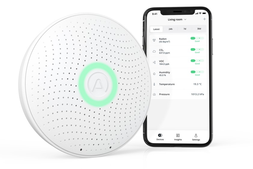 Zákerný radón potichu ničí naše zdravie. Airthings ponúkajú riešenie, ako ho odhaliť včas Airthings Wave Plus