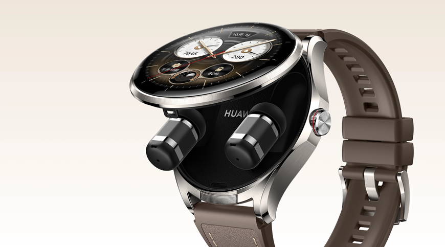 Huawei Watch Buds 2: Keď hodinky ukrývajú slúchadlá Hodinky Huawei Watch Buds 2 detailný pohľad.