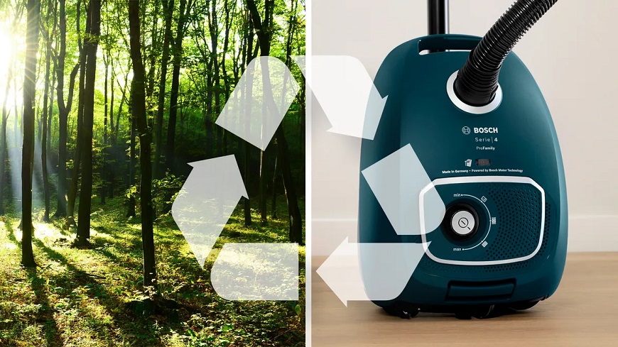 Bosch Green Collection: Dajte prírode zelenú Vreckový vysávač Bosch.