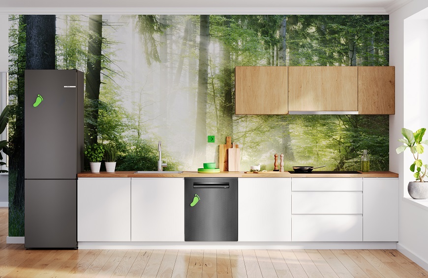 Bosch Green Collection: Dajte prírode zelenú Kuchyňa s ekologickými a udržateľnými spotrebičmi Bosch.