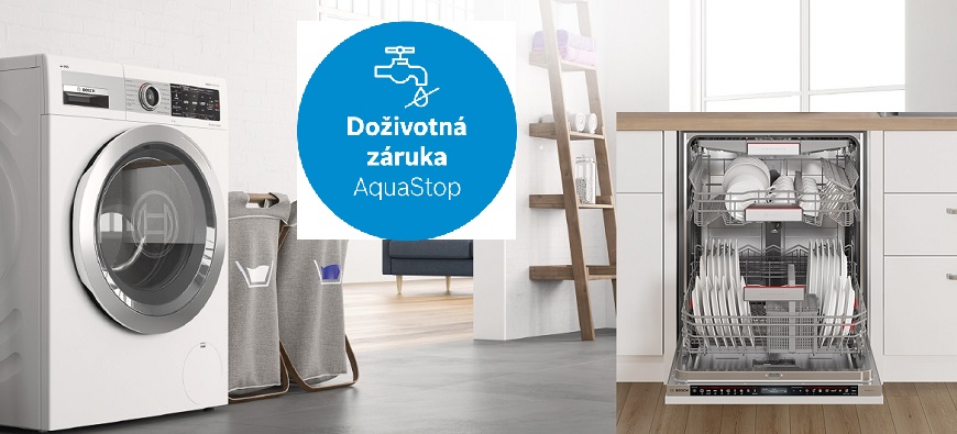Už žiadna potopa! Ochráňte domácnosť systémom AquaStop v spotrebičov Bosch Už žiadna potopa! Ochráňte domácnosť systémom AquaStop v spotrebičov Bosch