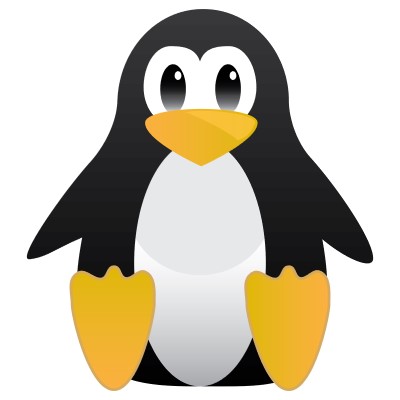 Tučniak Tux, oficiálny maskot Linuxu.