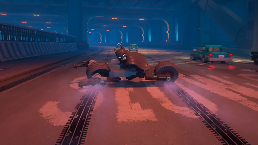 LEGO Batman: Legacy of the Dark Knight – Gotham z kociek ťa potrebuje! LEGO Batman brzdí na motorke