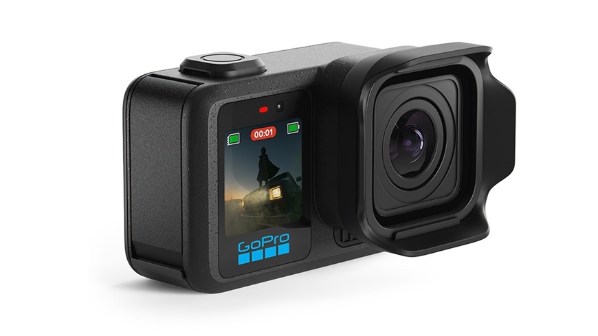 Outdoorová kamera GoPro MISSION 1, pohľad z profilu