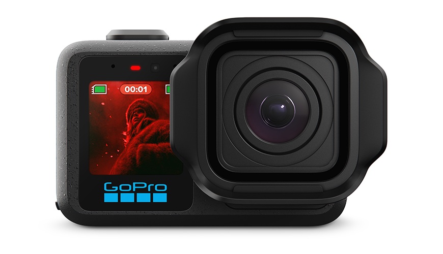 Outdoorová kamera GoPro MISSION 1 Pro, pohľad spredu 