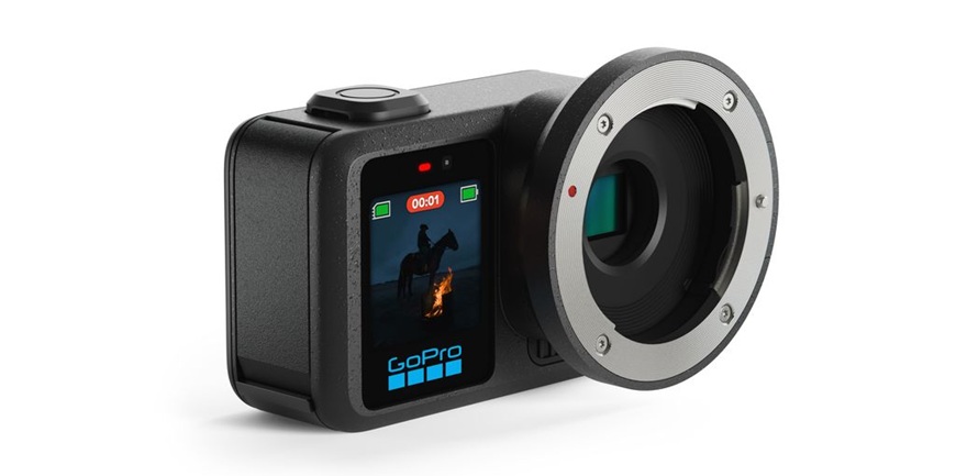Outdoorová kamera GoPro MISSION 1 Pro ILS, pohľad spredu 