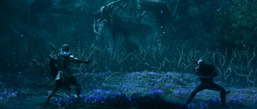 Tretie DLC pre Zaklínača 3: Songs of the Past rozochvejú zaklínačské medailóny budúci rok (aktualizované) Geralt potme bojuje s inou postavou