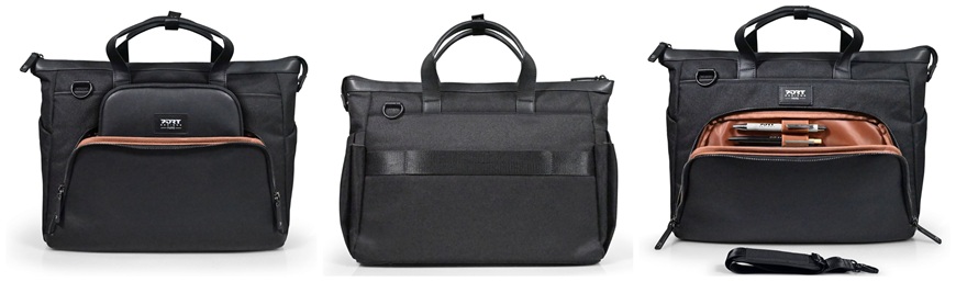 PORT DESIGNS Muse Signature ECO: Elegantné riešenie pre notebook aj každodenný život Čierna praktická taška PORT DESIGNS Muse Signature ECO 16