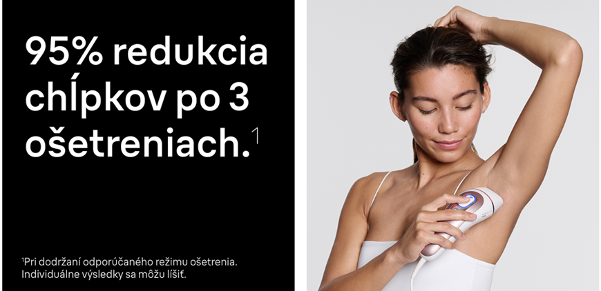 použitie epilátora v podpazuší