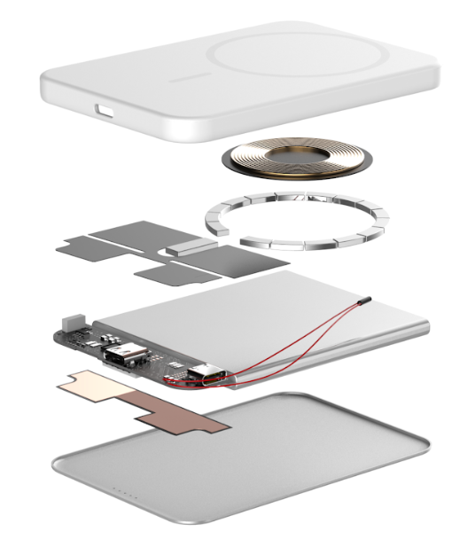 Kupujete nový powerbank? Choďte rovno do semi-solid, ponúkne viac energie aj vyšší výkon powerbank s technologiou semi-solid, ilustrácia všetkých komponentov