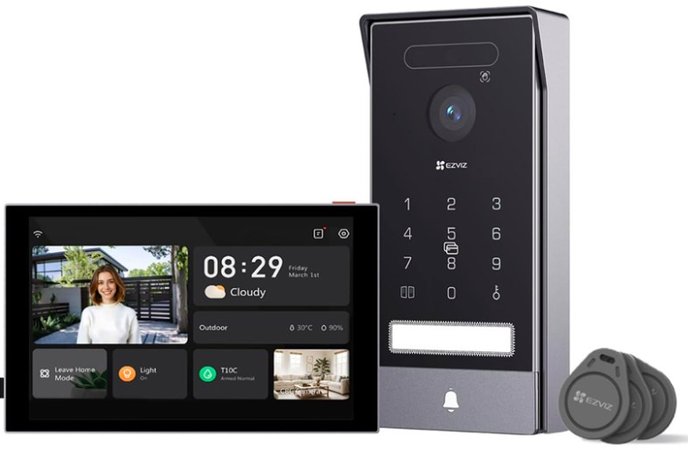Ako prepojiť bránu, dvere a domácnosť do jedného inteligentného systému Videotelefón EZVIZ HP7 Pro 4K