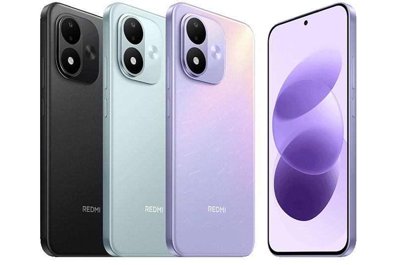 Modely Redmi Note 17 a Redmi Note 17 v rôznych farebných variantoch.