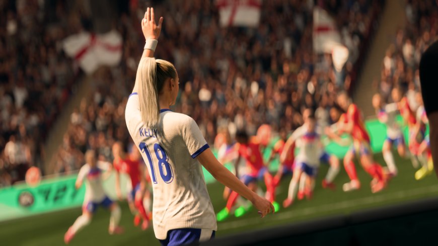 EA Sports FC 27: Aké novinky čakajú na virtuálnom ihrisku? FC 27: Futbalistka na ihrisku dvíha ruku