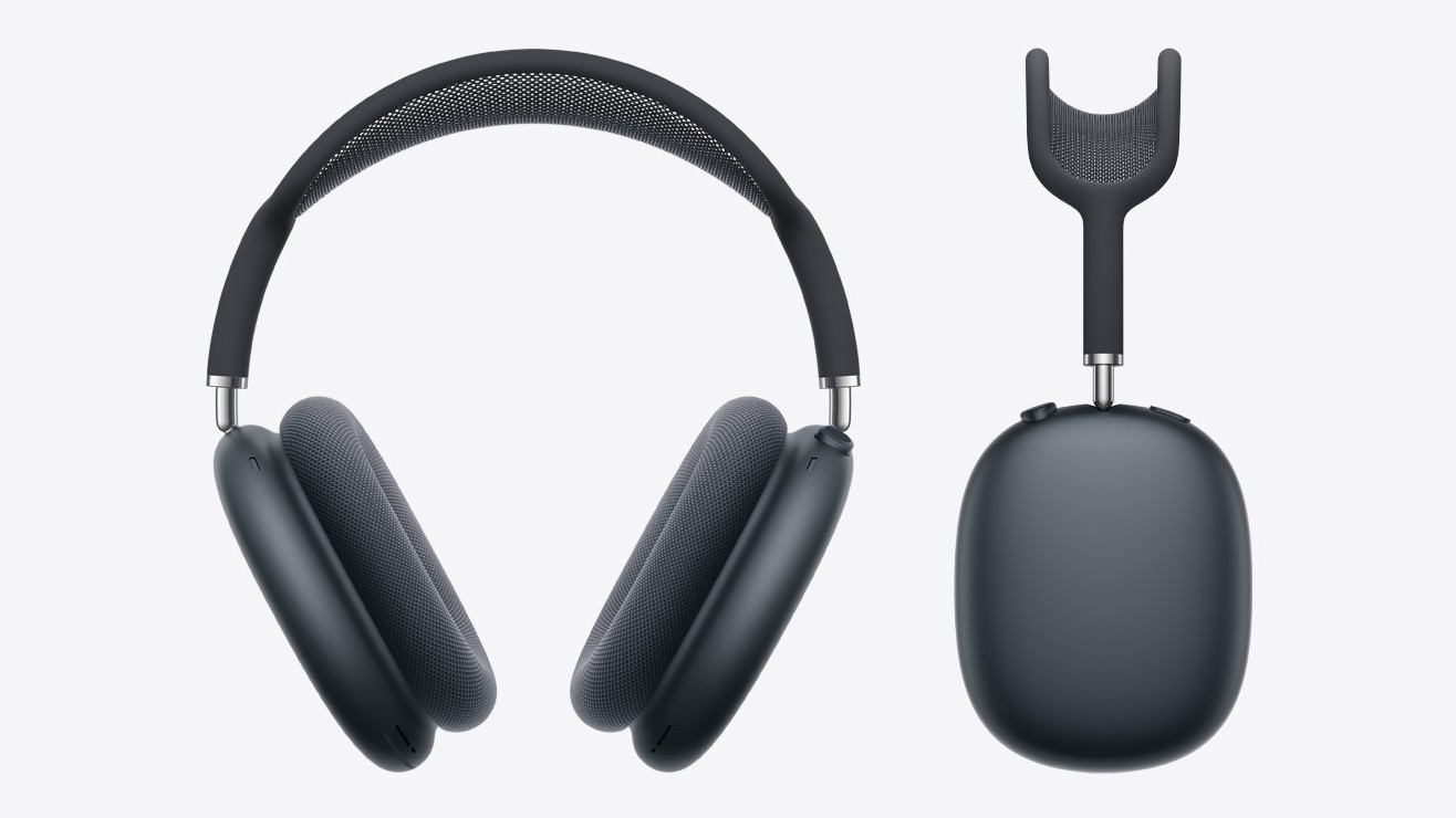 Samsung sa vracia k veľkým slúchadlám. Galaxy H1 má podľa únikov konkurovať AirPods Max Čierne slúchadlá cez hlavu Apple AirPods Max 2 na bielom pozadí.