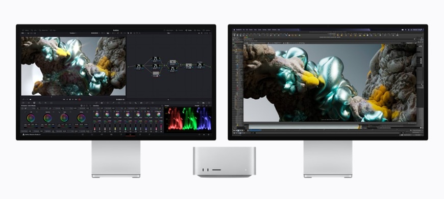 Nové Mac mini a Mac Studio sú tu. Apple stavil na obrí výkon aj AI dve obrazovky a Apple Mac Studio