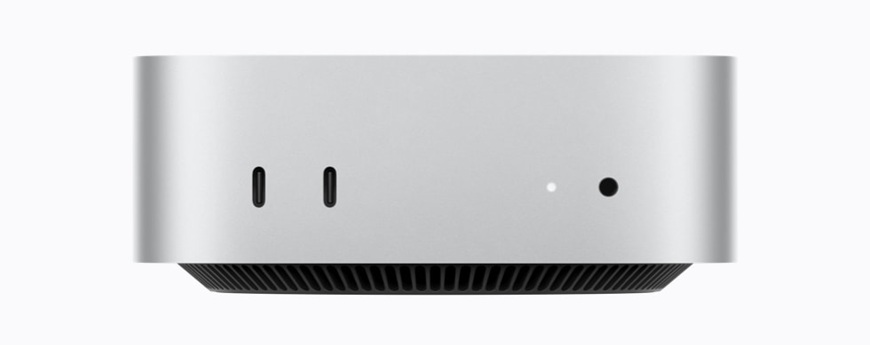 Nové Mac mini a Mac Studio sú tu. Apple stavil na obrí výkon aj AI detail prednej časti Mac mini