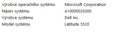 Ako vymeniť batériu v notebooku? Model systému v systémových informáciách.