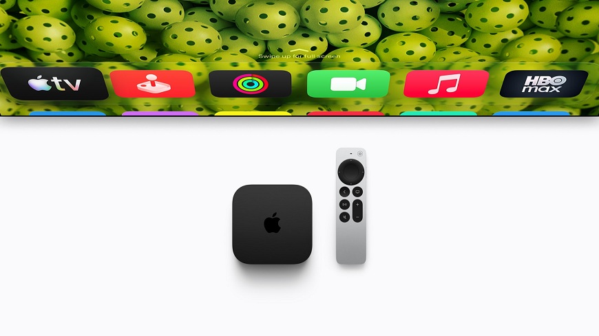 Je to doma! Privítajte vizionársky HomeView a ďalšie novinky od Applu, vďaka ktorým bude vaša domácnosť ešte inteligentnejšia Detail novej Apple TV a diaľkového ovládača Siri remote v spojení so spárovanou televíziou.