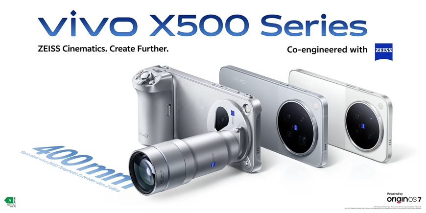 Chcete fotky jako ze zrcadlovky? Mrkněte na fotomobily vivo X500, X500 Pro a X500 Pro Max séria vivo x500