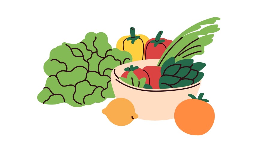 Mikroplasty v kuchyni: Kde sa s nimi stretávame a ako ich obmedziť Ilustrácia zdravých surovín
