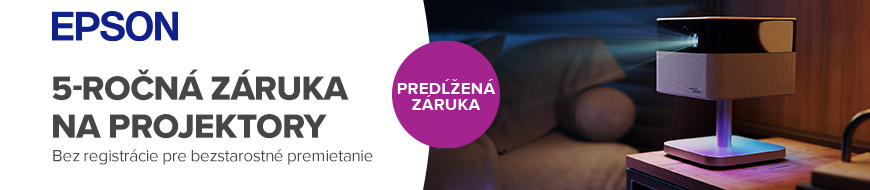 Predĺžená záruka na vybrané projektory Epson – NAY