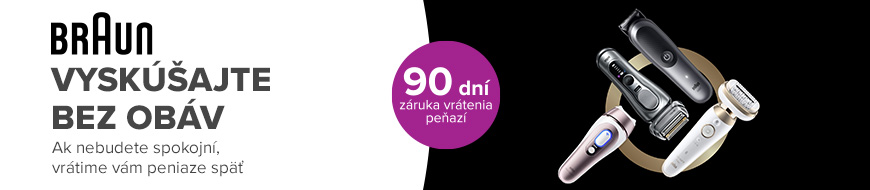 Braun so zárukou vrátenia peňazí 90 dní – NAY