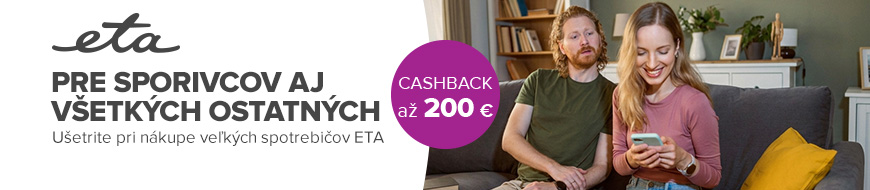 Cashback na veľké spotrebiče ETA – NAY