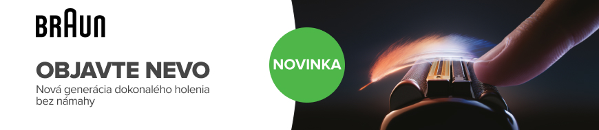 Nové holiace strojčeky Braun NEVO pre dokonalo hladké oholenie – NAY