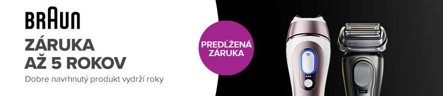 Produkty Braun s predĺženou zárukou 5 rokov – NAY