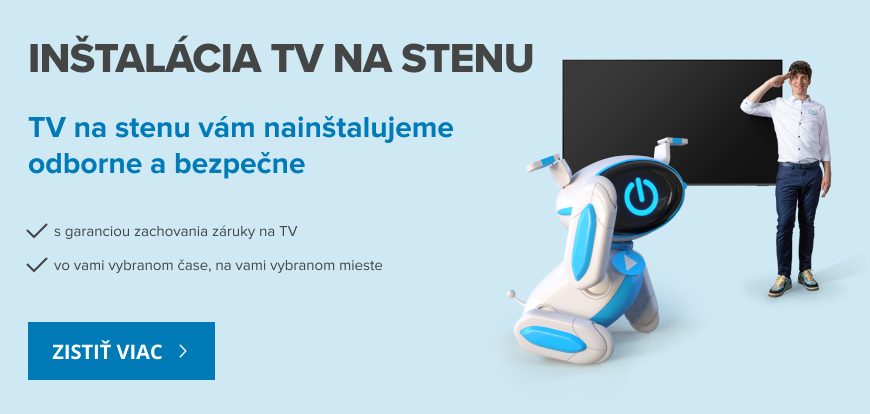 Inšlátacia TV na stenu