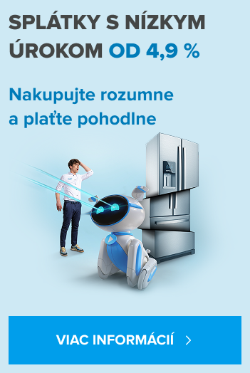 Nákup na splátky s nízkym úrokom – moderná chladnička a robot NAY Nákup na splátky s nízkym úrokom – moderná chladnička a robot NAY