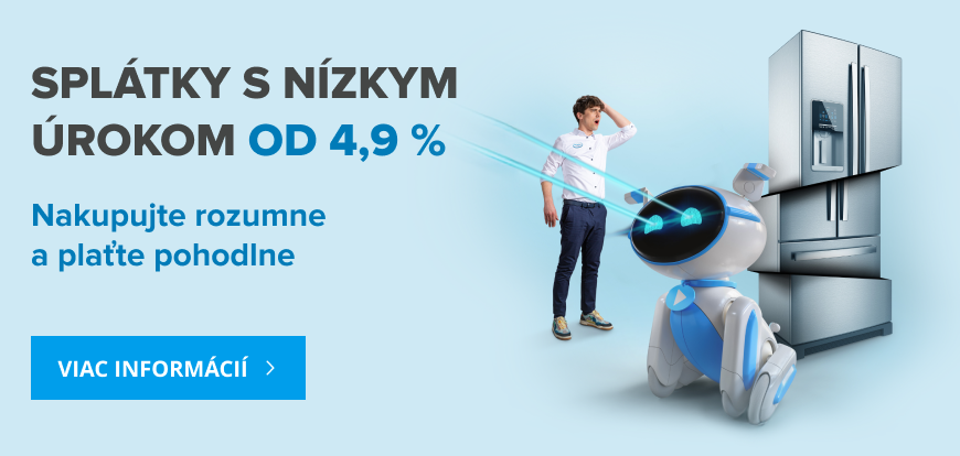 Nákup na splátky s nízkym úrokom – moderná chladnička a robot NAY Nákup na splátky s nízkym úrokom – moderná chladnička a robot NAY